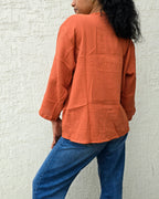 Brick Red - Classic Mid-Length Shrug