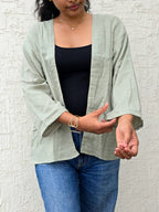 Soft sage green - Classic Mid-Length Shrug