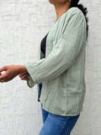 Soft sage green - Classic Mid-Length Shrug
