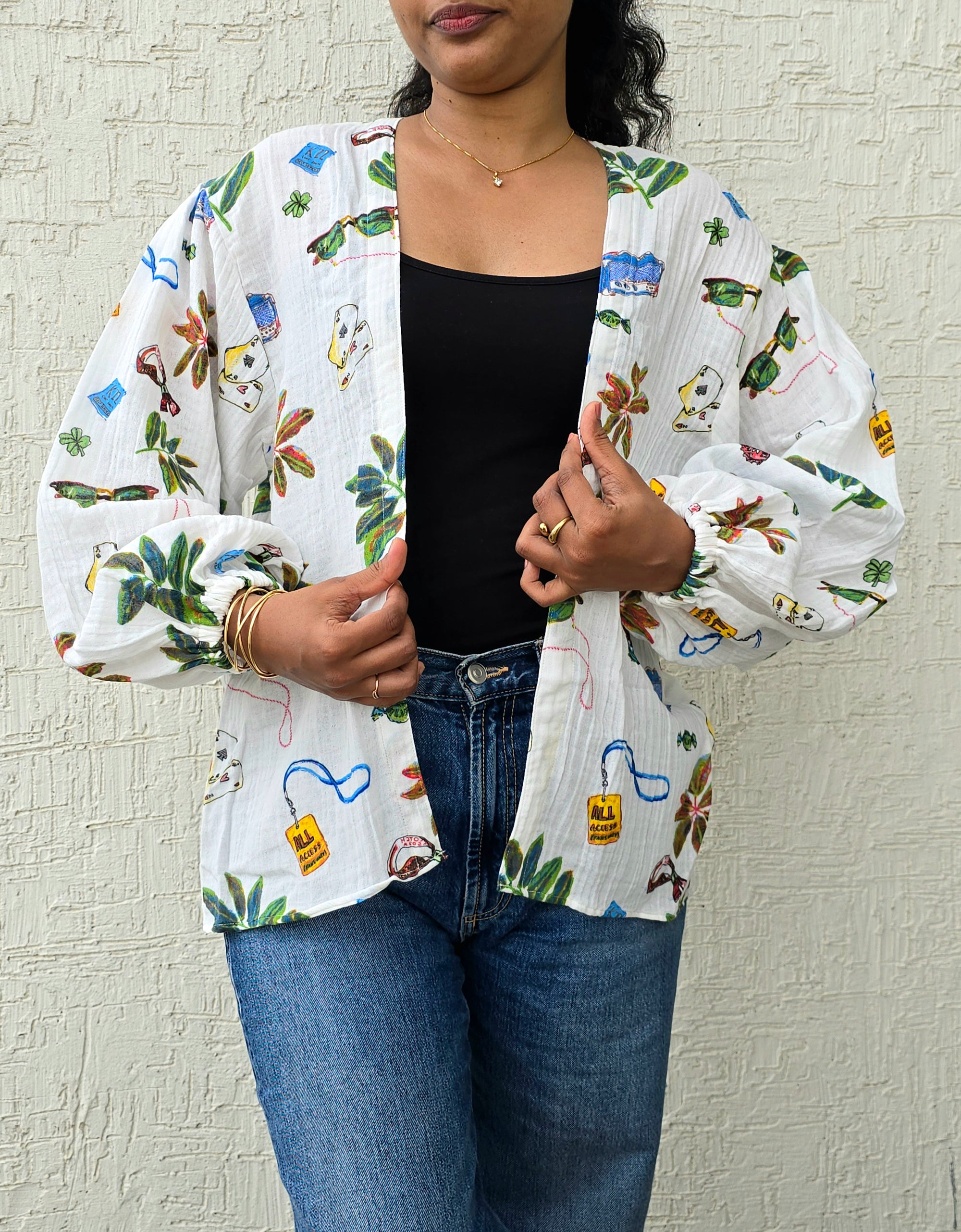 Travel Buddy - Classic Mid-Length Shrug