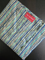 Classic Mid-Length Shrug – Navy blue Printed