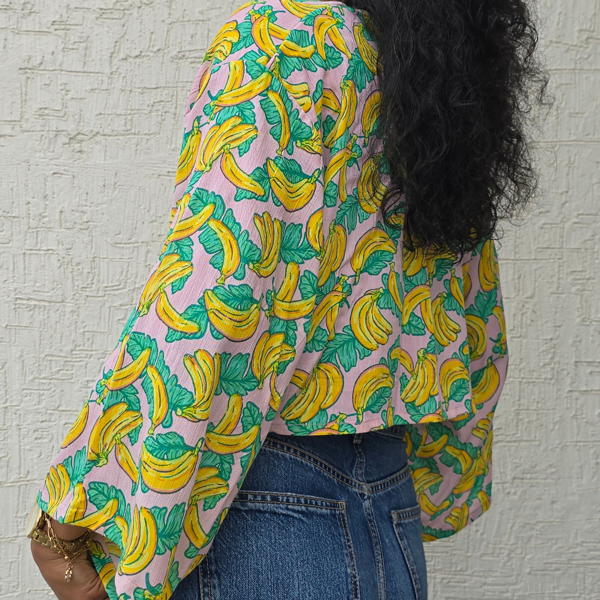 Classic Crop Shrug –  Bananaaaaa