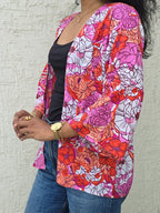 Classic Mid-length Shrug - The floral Print