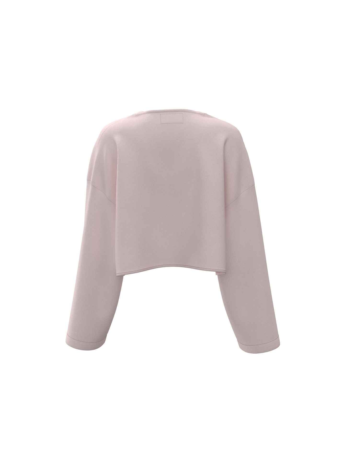 Classic Cropped Shrug – Soft Pink