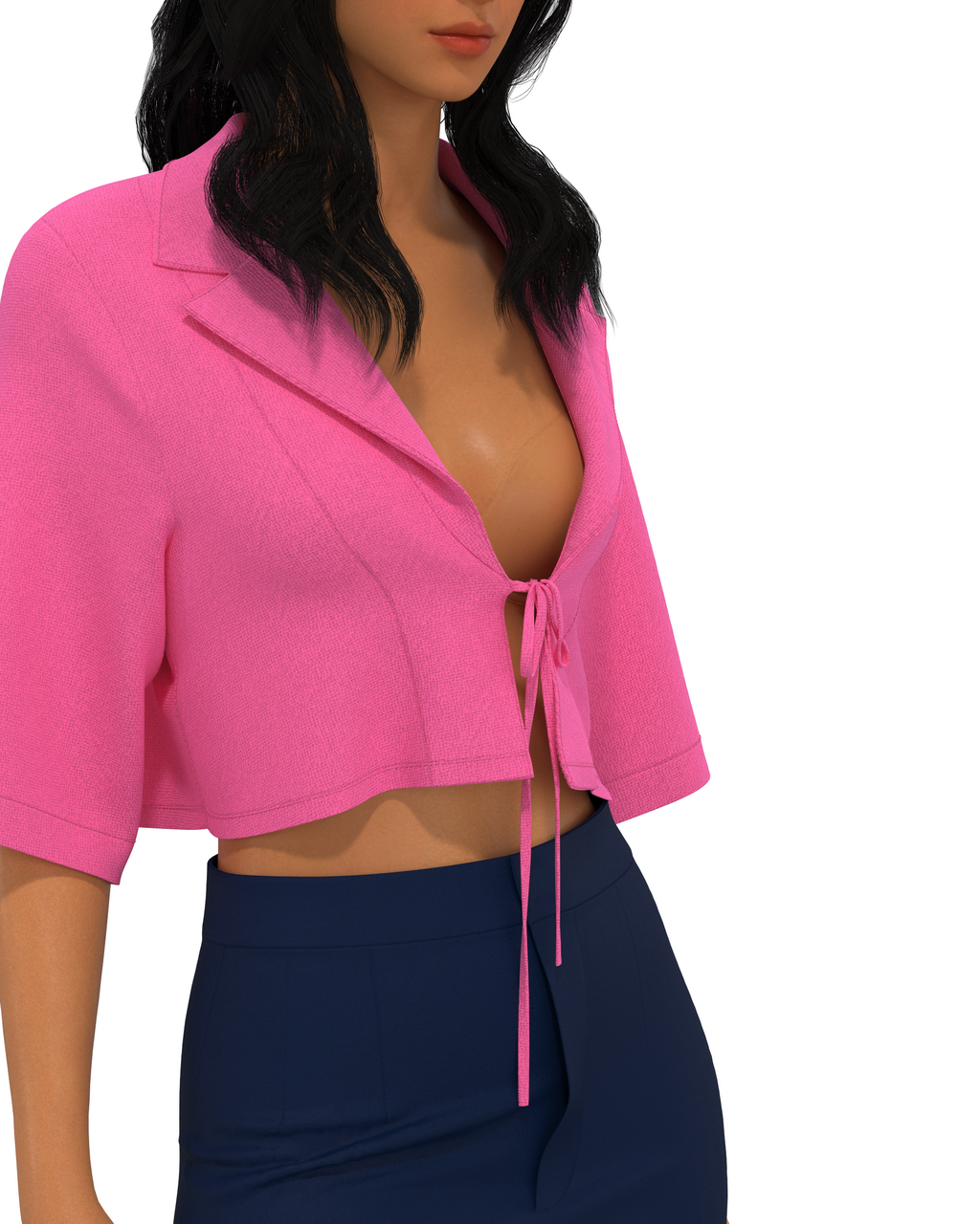 Signature- Cropped Layer - Rani Pink