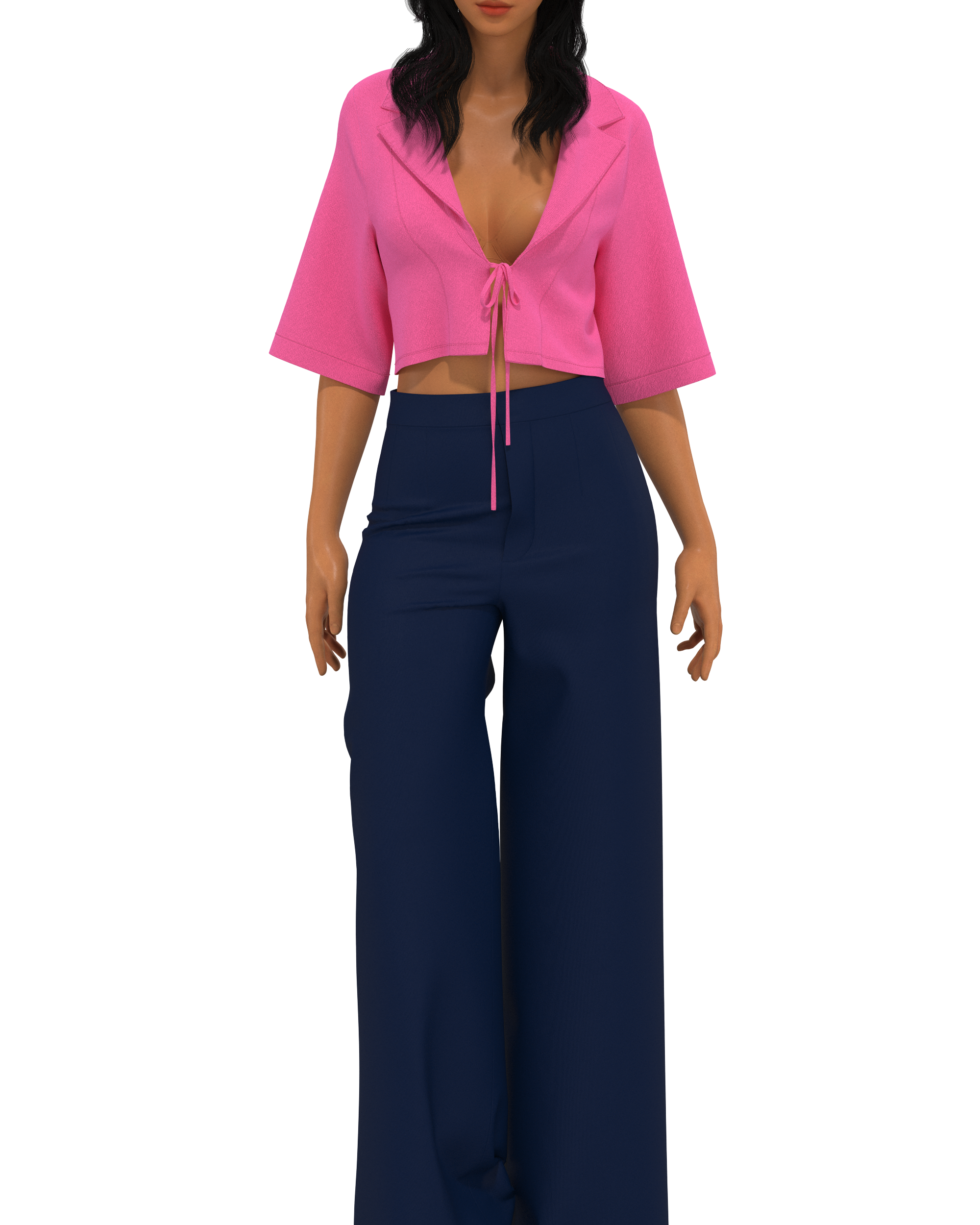 Signature- Cropped Layer - Rani Pink