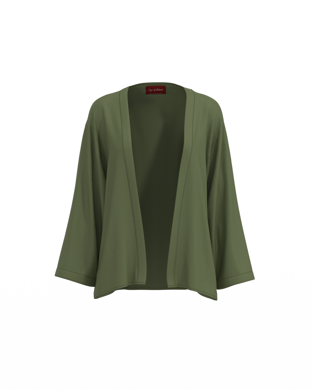 Classic Mid-Length Shrug – Khaki Green