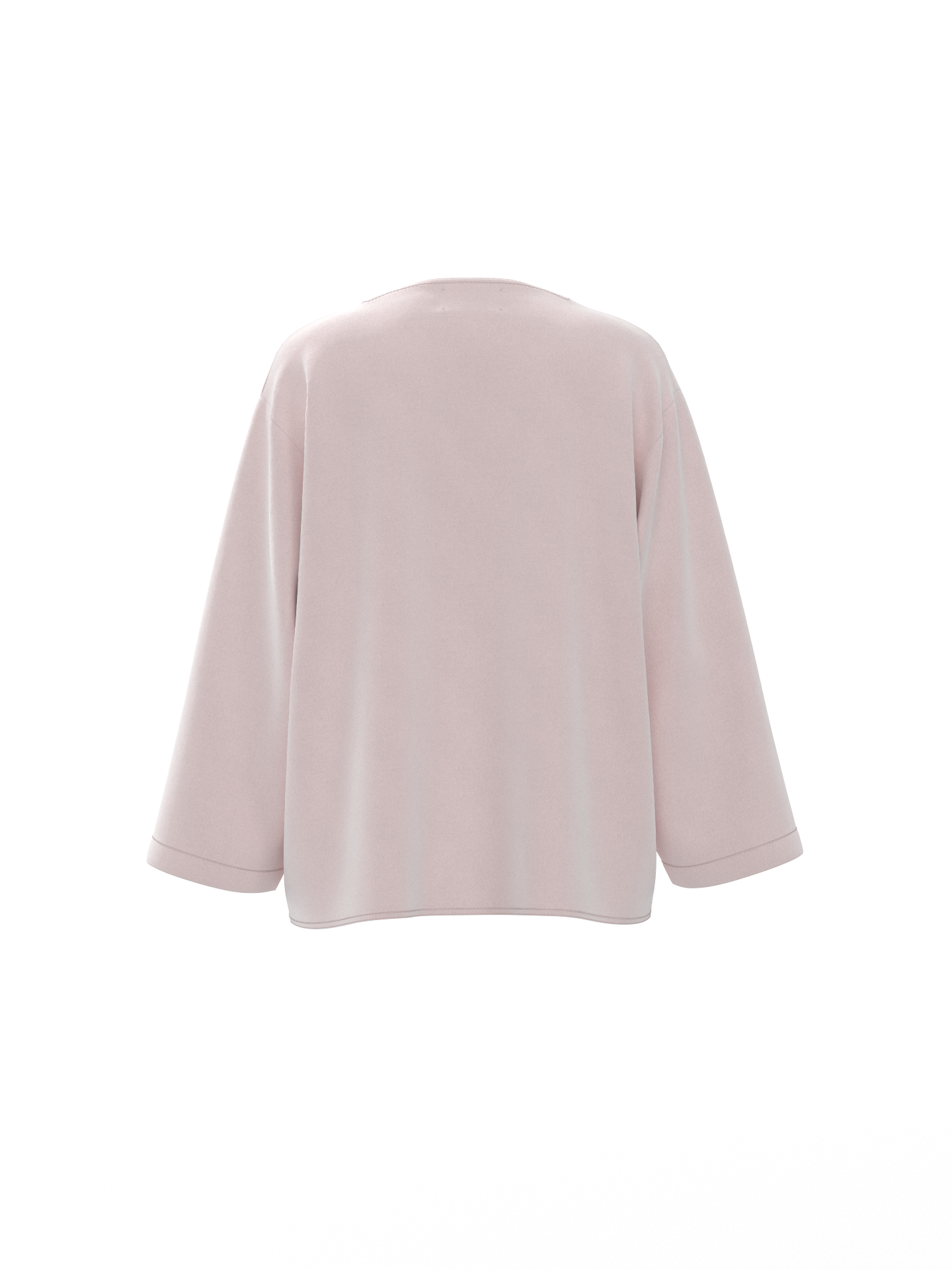 Classic Mid-Length Shrug – Soft Pink