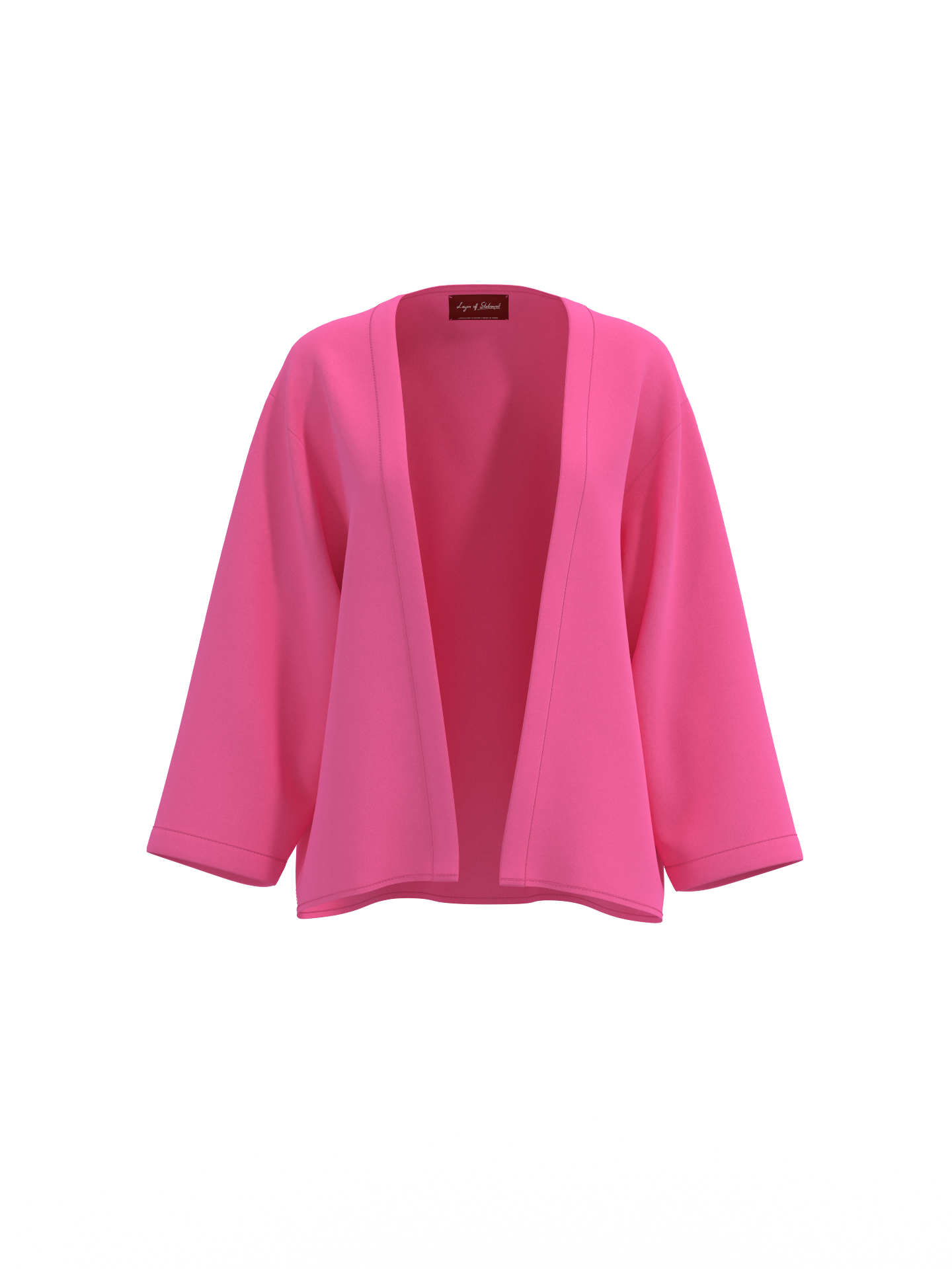 Classic Mid-Length Shrug – Rani Pink