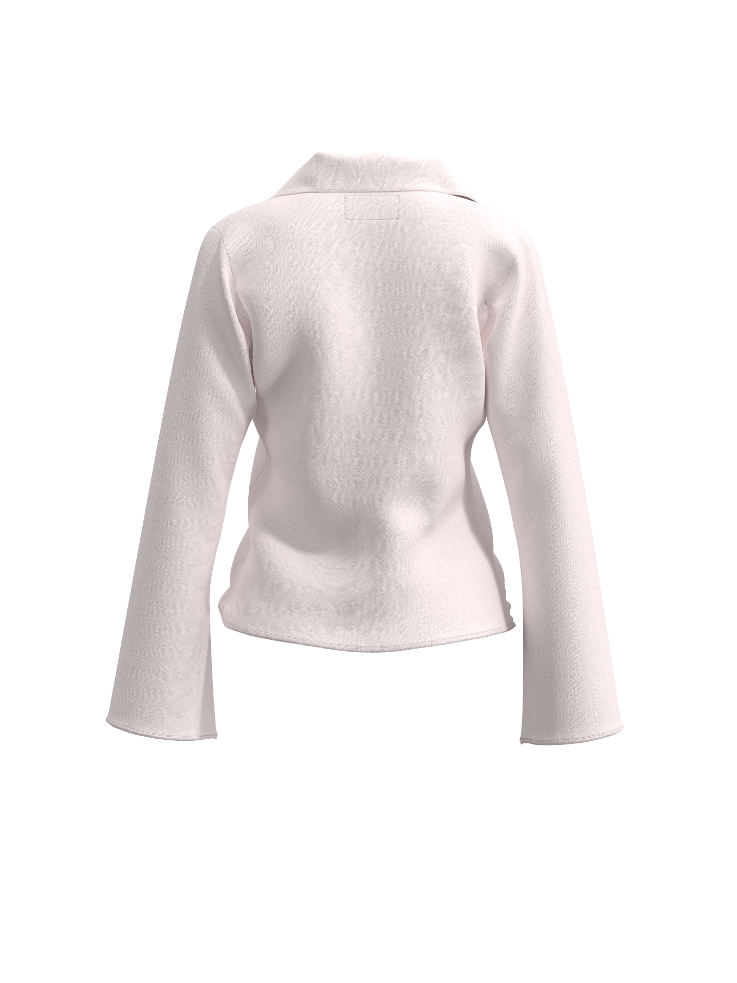 Collared Shirt Layer - Soft Pink