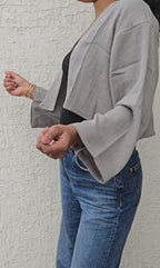 Detox Grey - Classic Crop Shrug