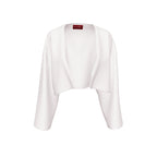 Classic Cropped Shrug – Soft Pink