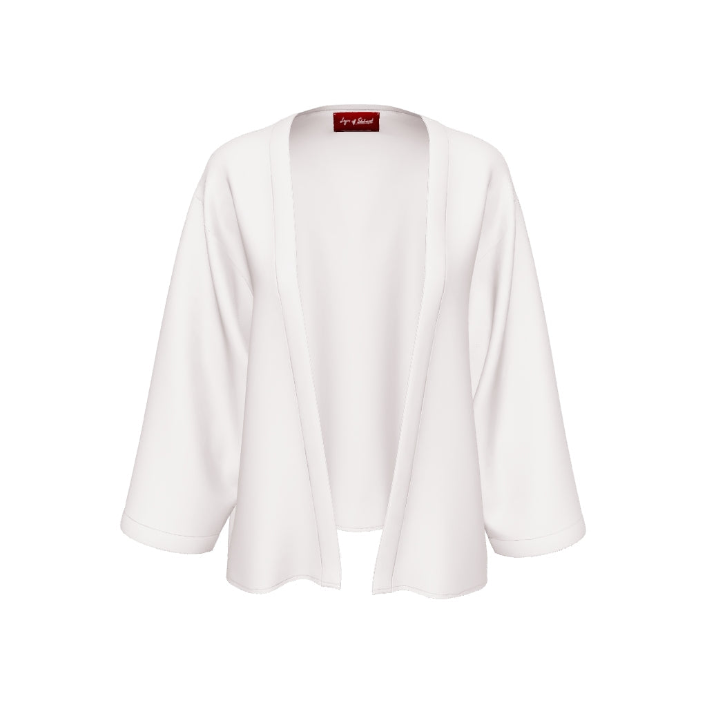 Classic Mid-Length Shrug – Soft Pink